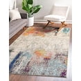 thumbnail image 2 of Unique Loom 3139848 8 x 10 ft. Tybee Chromatic Rectangular Rug, Beige, 2 of 5