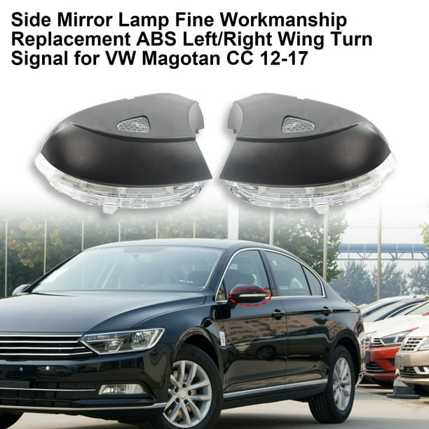 Gwong Autos Lámpara de espejo lateral Lámpara de mano de obra Fina Reemplazo ABS a la izquierda / derecha Señal de giro 3C8949102 3C8949101 PARA VW MAGOTAN CC 12-17 Gwong 24014760