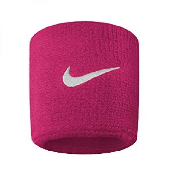 Nike Swoosh Wristband- ( Vivid Pink, White)