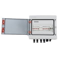 thumbnail image 4 of "4-in-1 Solar PV Combiner Box with Surge Protection & Fuse - IP65 Waterproof, Fireproof DC1000V for Home/RV/Yacht Solar Systems"  

(Character count: 124)  

Alternative option:  
"Outdoor Solar, 4 of 7