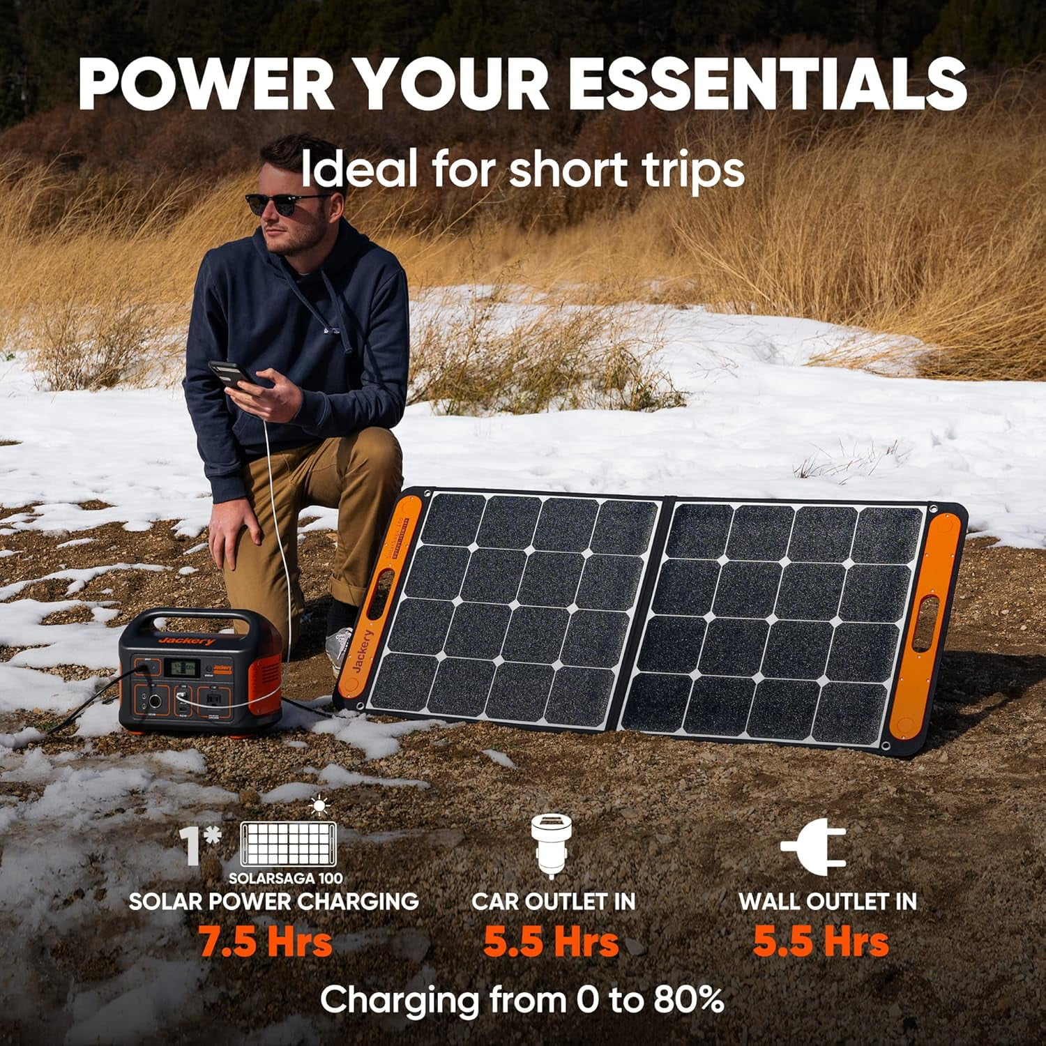 Jackery Portable Power Station Explorer 500, 510Wh
