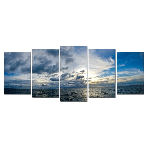 Ready2hangart Sunset Canvas Wall Art 5 Pc Set Walmart Com Walmart Com