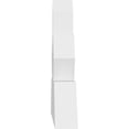 thumbnail image 3 of Ekena Millwork x 12"H x 2"D x 4"F 8/12 Pitch Saratoga Architectural Grade PVC Gable Bracket, 3 of 5
