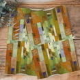 thumbnail image 4 of Abstract Yellow Kitchen Towels Set of 3, Water Absorbent Dish Towel, Painting Buildings Geometric Modern Art Decorative Hand Towels - Quick Drying Cloth for Cooking Baking, 18x28 Inch, 4 of 8