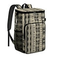 thumbnail image 1 of Geometric Pattern Cooler Backpack – Waterproof Insulated Backpack Cooler with Minimalist Style, Leak-Proof Design for Beach Days, Office, and Travel, 1 of 6