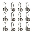 thumbnail image 5 of Utopia Alley  Shower Hooks,  Double Shower Curtain Hooks for Bathroom, Crystal Design, Set of 12 Oil Rubbed Bronze, 5 of 10