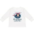 thumbnail image 3 of Inktastic Grammy Loves Me Grandson Bear Boys Long Sleeve Toddler T-Shirt, 3 of 5