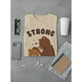 thumbnail image 3 of Strong Papa Bear T-Shirt Men -Smartprints Designs, Male 3X-Large, 3 of 4