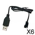 thumbnail image 1 of Cable de Carga de Batería Ni/Cd Baoblaze USB a Enchufe SM para RC Car Drone Robot 6 Piezas, 1 of 8