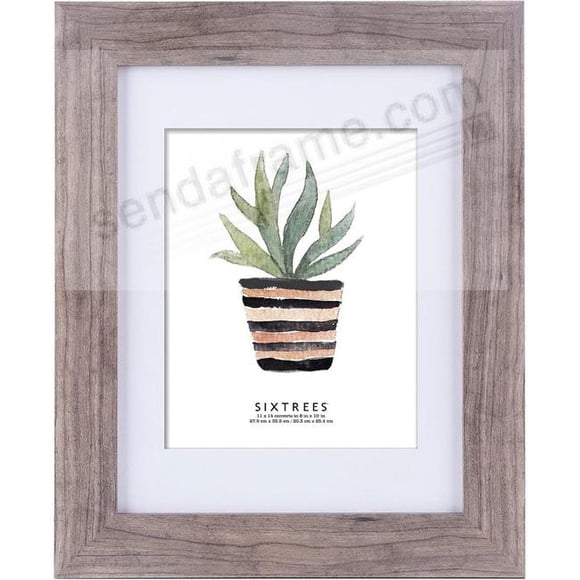 Sixtrees 11 x 14 in. Cole Frame, Grey