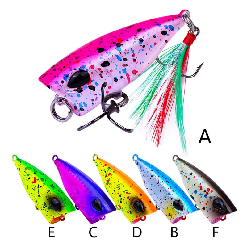 5pcs Fly Fishing Lure Streamer Artificial Bait Trout Fishing Hooks 4.3cm 