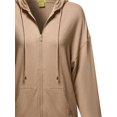 thumbnail image 3 of FashionOutfit Women's Casual Solid Loose Fit Drop Shoulder Long Sleeve Sweatshirt, 3 of 4