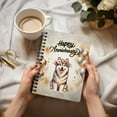 thumbnail image 3 of Happy Anniversary Alaskan Malamute Celebrates Wedding Love Family Party Spiral Bound Journal Alaska Mal Dog Lovers Gifts 5x7in Spiral Notebook - 01015, 3 of 5