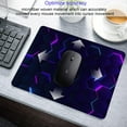 thumbnail image 2 of Purple Abstract Art Mouse Pad Personalized Design Computer Laptop Non-Slip Rubber Mouse Pad 9.5x7.9 Inch, 2 of 5