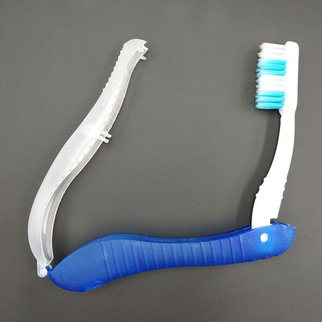 Higiene Oral Portátil Desechable Plegable Viaje Camping Cepillo de dientes Senderismo Cepillo de dientes Herramientas de limpieza de dientes Cepillo de dientes plegable (3 piezas) LingWen 9024715742797