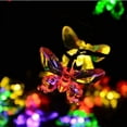 thumbnail image 3 of LINLIN Solar Butterfly String Lights,8 Lighting Mode LED Butterfly Christmas Fairy Lights Waterproof Butterfly Lights for Home Party Wedding Patio Garden Porch Balcony, 3 of 9