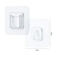 thumbnail image 7 of Bueautybox Double-Sided Adhesive Wall Hooks,Strong Hanger Transparent Suction Cup Wall Storage Holder, 7 of 7
