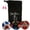 Dirt Bag Footbag 3 Pack #009 A4, variant on Vintage 1978 Official Footbag, Classic Retro Multi-Panel Sand-Filled Kick Sack, Durable Leather Sack for Indoor and Outdoor Activities