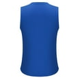 thumbnail image 5 of Puntoco Fashionable Men's Round-neck Solid Color Mesh Drying Sleeveless Blue L(L), 5 of 6
