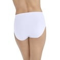 thumbnail image 4 of Vanity Fair Radiant Collection Women's 2-Pack Seamless Smoothing Hi-Cut Panty, Style 3414274, 4 of 7