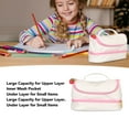 thumbnail image 4 of Large Pen Bag, Cartoon Pen Case Large Capacity  For Travel, 4 of 8