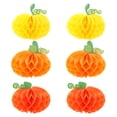 thumbnail image 1 of bolas de papel de panal para Halloween con forma de calabaza (3 colores), 1 of 7