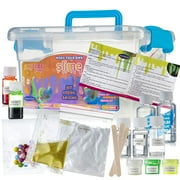 Make Your Own Slime Kit - Super Pack - Neon, Glitters, Floam and Glow - Perfect for Arts and Crafts, School Project, Sensory and Tactile Stimulation, Stress Reliever, Educational Game, and Event Favor