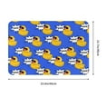 thumbnail image 3 of Non Slip Door Mat, Funny Cartoon Cute Duck_A Fast Drying Bath Tub Mats, Absorbent Bathroom Rugs Entrance Welcome Mat, Bath MatS for Tub, Floor, Home, Kitchen, Hotel,16x24in, 3 of 6