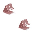 thumbnail image 1 of ZLight Universal Cell Phone Tablet Desktop Stand Desk Holder Mount Cradle Aluminium Rose gold 75*63*75mm 2Set, 1 of 6