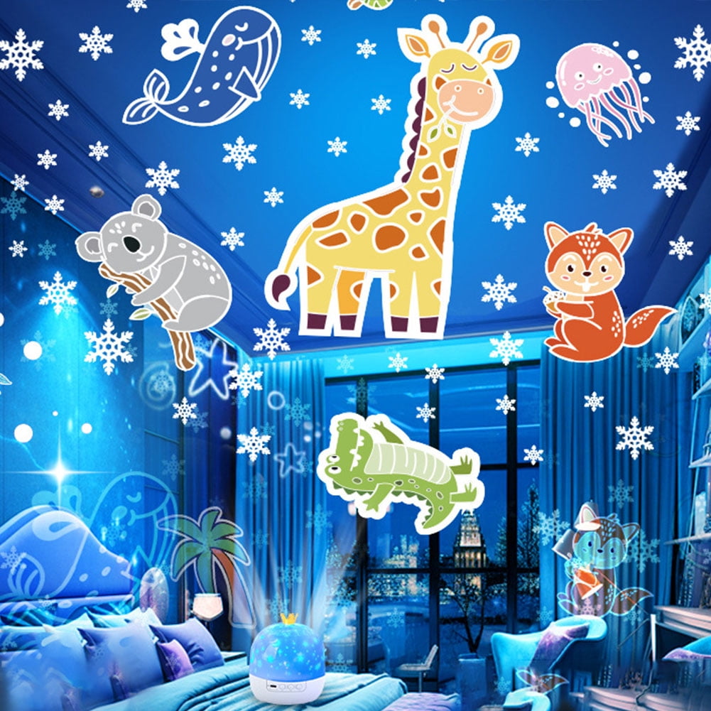 Night Light Projector With Music Rotatable Night Light For Night Light Projector (Rechargeable)