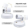 thumbnail image 3 of Mistaha LED Spotlight for Display Lighting with Remote Control and Adjustable Angles - Energy Efficient Jewelry Showcase Wall Lamp, TL005-SIN Battery Version (2 Lamps with 2 Remotes), 3 of 6