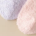 thumbnail image 7 of Women's 3-Pack Non-Slip Plush Fuzzy Ankle Socks with Grips and Soft Cozy Texture - Multicolored-3, 7 of 7
