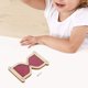 thumbnail image 5 of Reloj de arena de madera Montessori Tablero ocupado Material Habilidades básicas Actividades de aprendizaje Enseñanza temprana para preescolar Avión rojo ciruela Yotijar tablero ocupado, 5 of 10