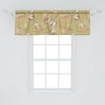 thumbnail image 2 of Ambesonne Floral Inspiration Window Valance with Rod Pocket, Dried Tulips Art, 54" x 12", Khaki Pale Tan Peach, 2 of 2
