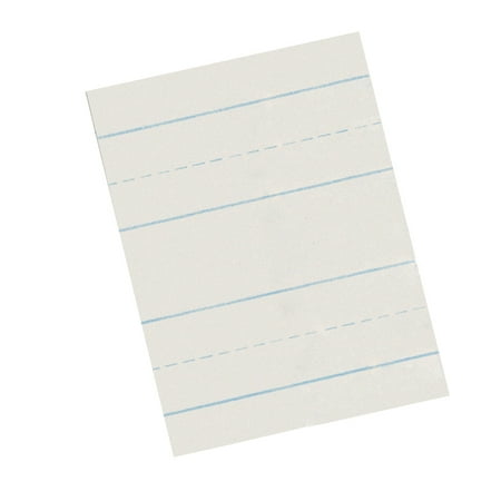 School Smart Skip-A-Line Ruled Writing Paper, 1/2 Inch Ruled Long Way, 11 x 8-1/2 Inches, 500 Sheets
