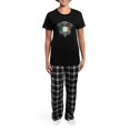 thumbnail image 4 of CafePress - Ireland Soccer Women's Dark Pajamas - Women's Short Sleeve Print T-Shirt and Pants Dark Cotton Pajama Set, 4 of 7