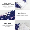 thumbnail image 3 of Asoul Women's Cotton Underwear Soft Stretch Hipster Underpants Packs of 5, 3 of 6