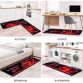 thumbnail image 6 of Faptoena Kitchen Rugs and Mats Sets of 2,Valentine''s Day Kitchen Rugs Red Love Heart Decoration Non-Slip Rugs,Rubber Backing Waterproof Floor Mat,17x30+17x48inch, 6 of 6