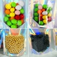 thumbnail image 6 of Willkey 100pcs Mylar Holographic Resealable Bags/smell proof bag, Foil Pouch Bagsfor coffee bean and Bulk Food Storage Supplies, 6 of 11