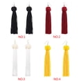 thumbnail image 4 of Aoanydony Bohemian Style Handmade Woven Ball Long Tassel Dangle Earrings Women Party Gifts red, 4 of 6