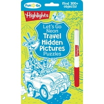 HIGHLIGHTS: Let's Go Neon Travel Hidden Pictures Puzzles (Paperback)