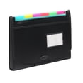 thumbnail image 1 of Carpeta de archivos expansible Organizador de archivos de 13 bolsillos Acordeón de color arcoíris, 1 of 8