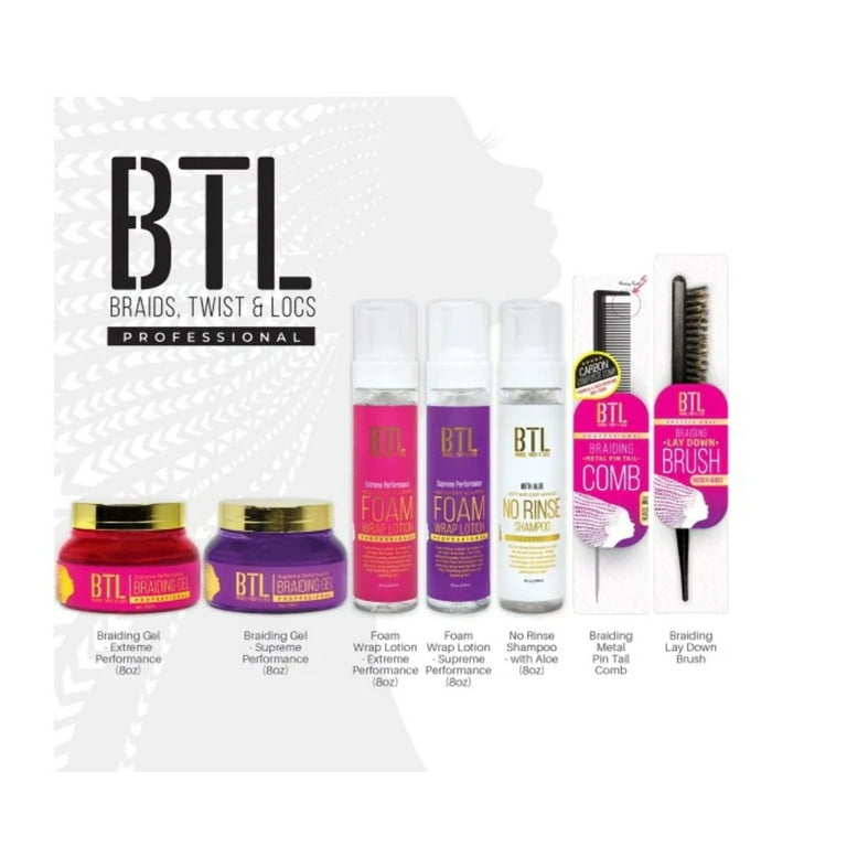  BTL Braider's Hands Dry Defense Ultimate Hold Conditioning Gel  8 OZ (BTLG04-08) : Beauty & Personal Care
