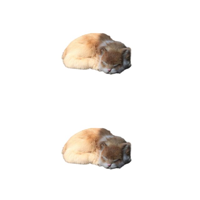 Ounissouiy Emulación segura y linda del gato que respira durmiendo para una experiencia y no tóxica, al tacto Type2 NO2