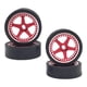 thumbnail image 2 of Accesorios de actualización de llantas y neumáticos resistentes al desgaste universales para Wltoys RC Rojo, 2 of 7