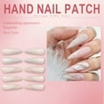 thumbnail image 4 of RAGUPEL 24Pcs Glue on Nails for Women,Silver Sequins Stiletto Press on Nails,Glossy Full Cover Nail Tips,Cute Nails for Parties,Gatherings and Photo Shoots,Style3, 4 of 7