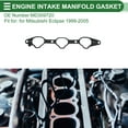 thumbnail image 3 of Junta del Colector de Admisión de Motor Única para Mitsubishi Eclipse 1999-2005 Junta de Sellado del Colector de Admisión No.MD309720 Acero Inoxidable 1 Pcs, 3 of 6