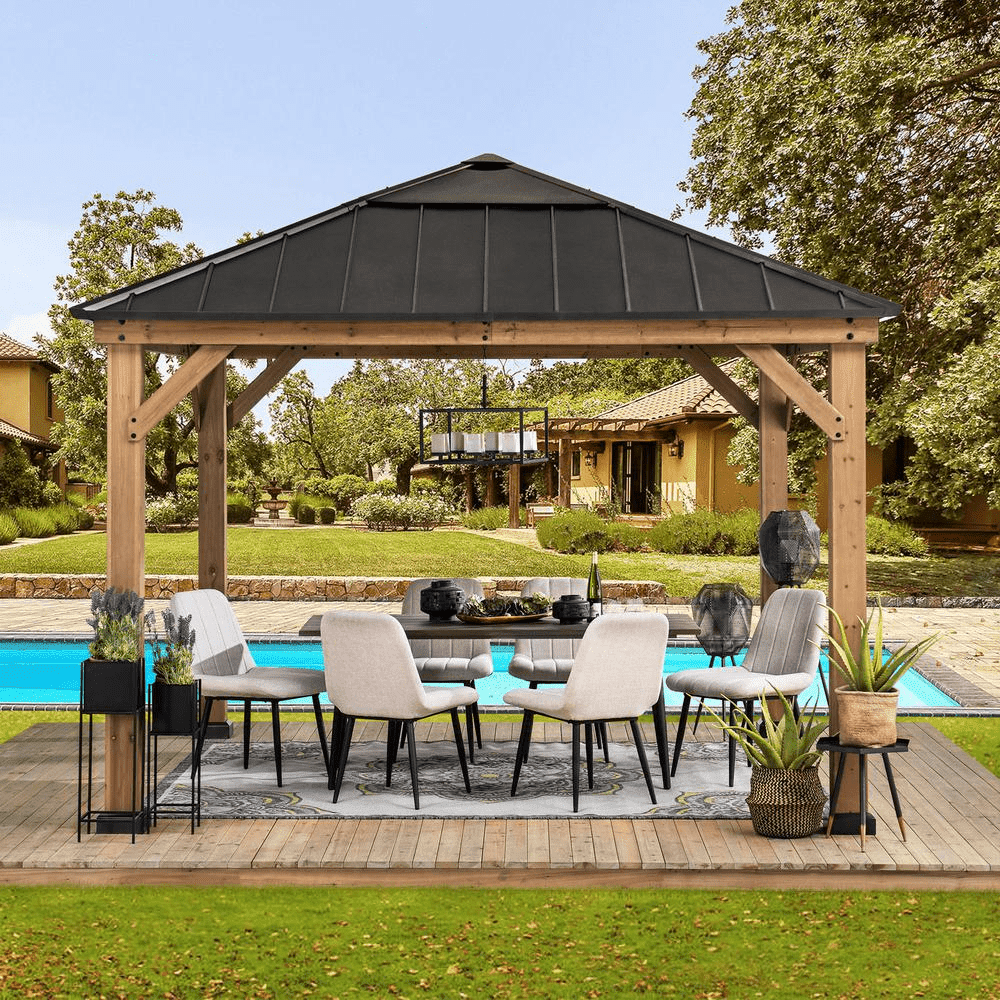 Sunjoy Cedar Framed Gazebo