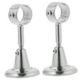 thumbnail image 4 of Pawsdot Curtain Rod Ceiling Bracket, Silver, Sturdy Metal, Easy to Install, for Dramatic Drapes 2Pcs, 4 of 8