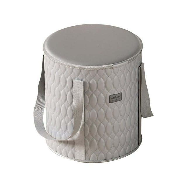 Foldable Foot Soaking Tub with Insulated Cover, Portable Spa Basin for Home Use, Leak-Proof and Easy to Store